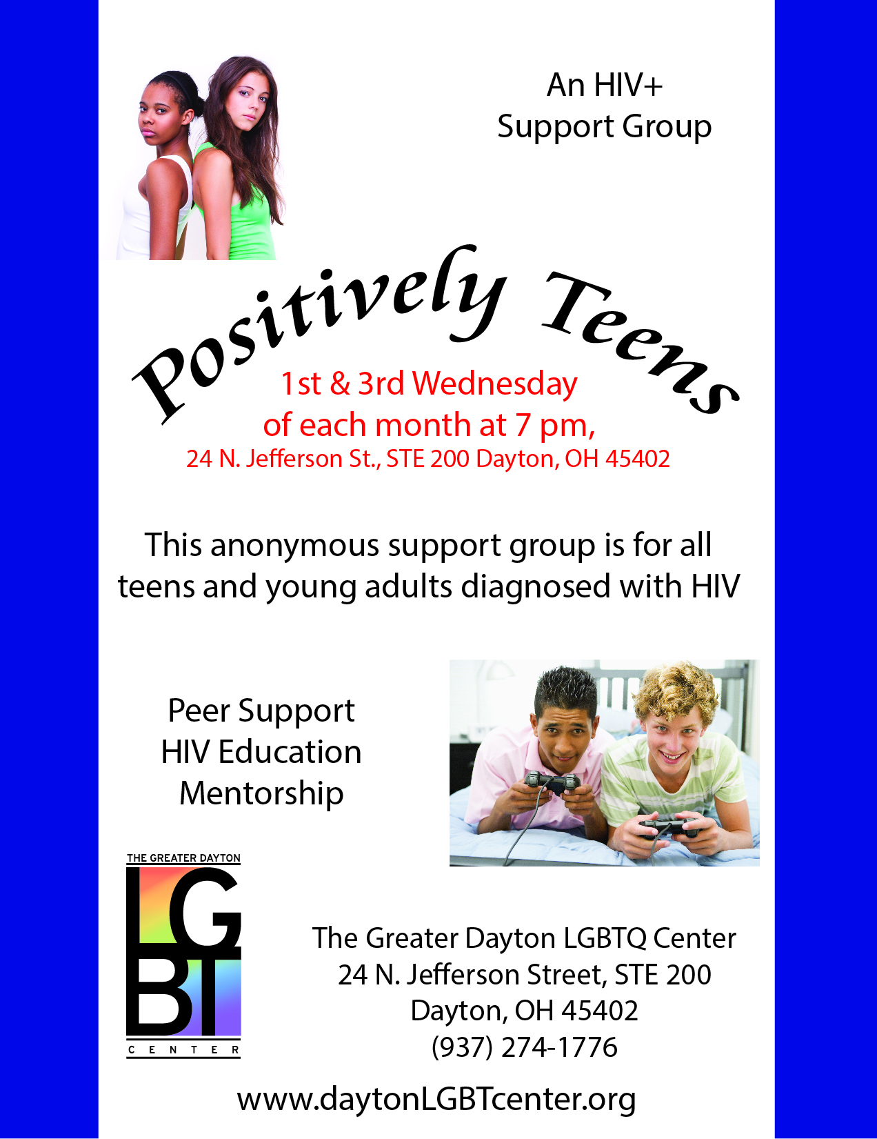 Pozitive Teen Flyer